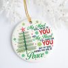 My Mind Still Talks To You And My Heart Still Looks For You Christmas Circle Ornament – Dragonfly Ornament