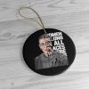 Ruth Bader Ginsberg RGB Women's Rights Quote Circle Ornament