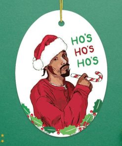Snoop Dogg Funny Christmas Ornament