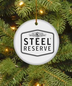 Steel Reserve Christmas Circle Ornament