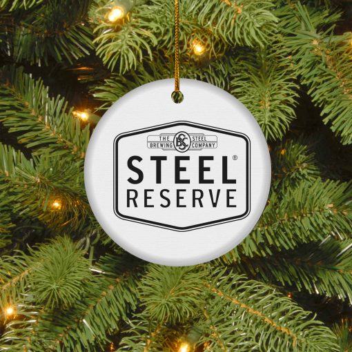 Steel Reserve Christmas Circle Ornament