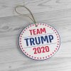 Team Trump 2020 Christmas Circle Ornament