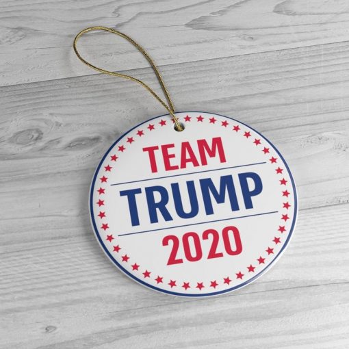 Team Trump 2020 Christmas Circle Ornament