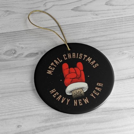 Vintage Heavy Metal Christmas Ornament