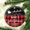 What A Shitshow 2020 Christmas Circle Ornament Keepsake – Funny 2020 Pandemic Ornament