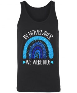 In November We Wear Blue Rainbow Diabetes Awareness Gifts T-Shirt