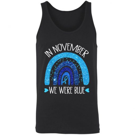 In November We Wear Blue Rainbow Diabetes Awareness Gifts T-Shirt