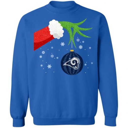 Christmas Ornament Los Angeles Rams The Grinch Shirt