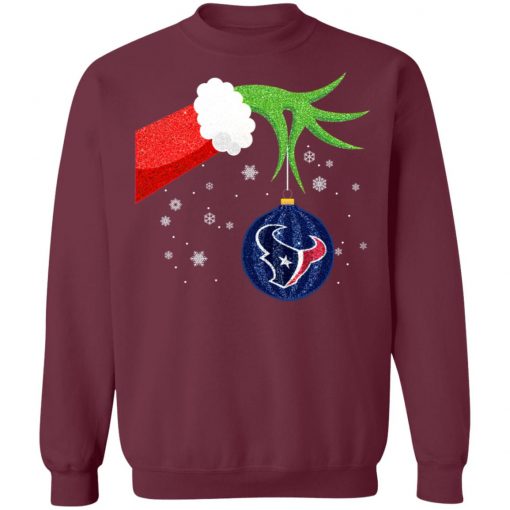 Christmas Ornament Houston Texans The Grinch Shirt