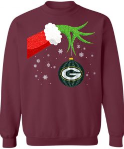 Christmas Ornament Green Bay Packers The Grinch Shirt