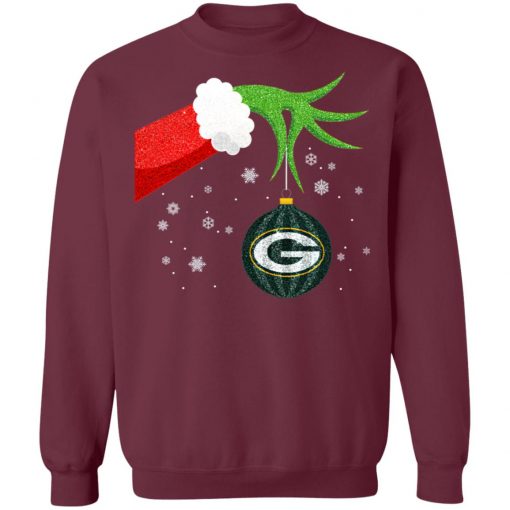 Christmas Ornament Green Bay Packers The Grinch Shirt