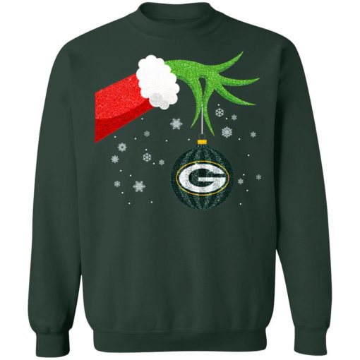 Christmas Ornament Green Bay Packers The Grinch Shirt