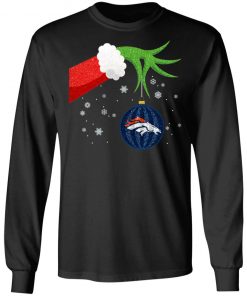 Christmas Ornament Denver Broncos The Grinch Shirt