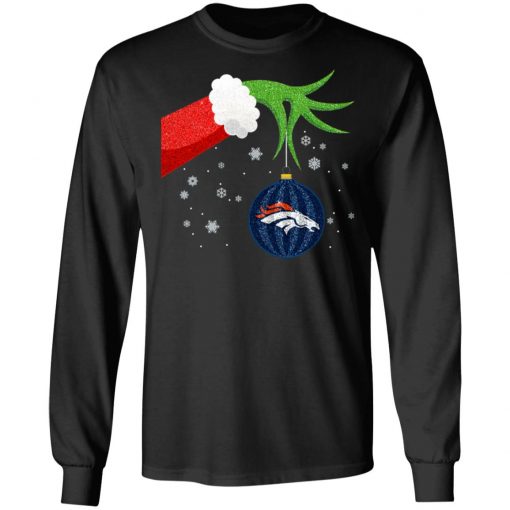 Christmas Ornament Denver Broncos The Grinch Shirt