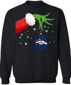 Christmas Ornament Denver Broncos The Grinch Shirt