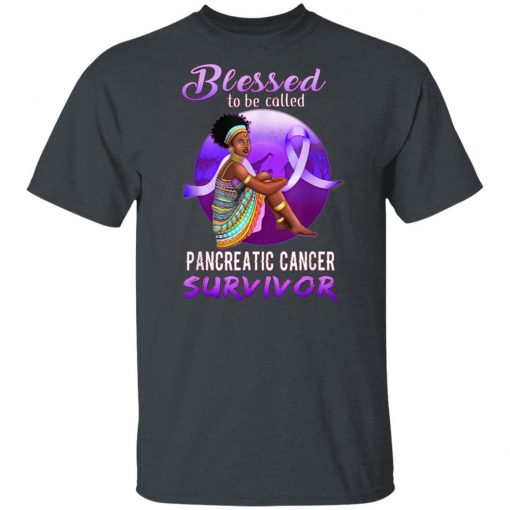 Blessed Pancreatic Cancer Survivor African American Womens T-Shirt