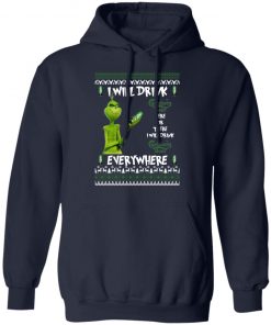 Grinch I Will Drink Carlsberg Here And There Everywhere Sweatshirt