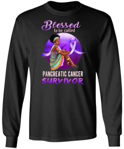 Blessed Pancreatic Cancer Survivor African American Womens T-Shirt