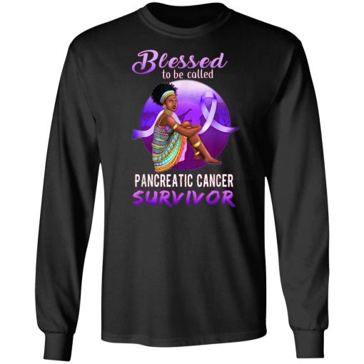 Blessed Pancreatic Cancer Survivor African American Womens T-Shirt