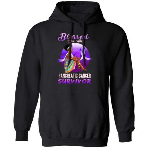 Blessed Pancreatic Cancer Survivor African American Womens T-Shirt