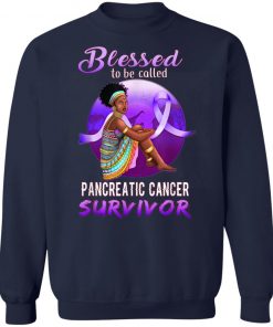 Blessed Pancreatic Cancer Survivor African American Womens T-Shirt