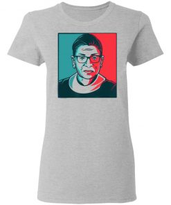 Ruth Bader Ginsburg RBG US Colors Feminism T-Shirt