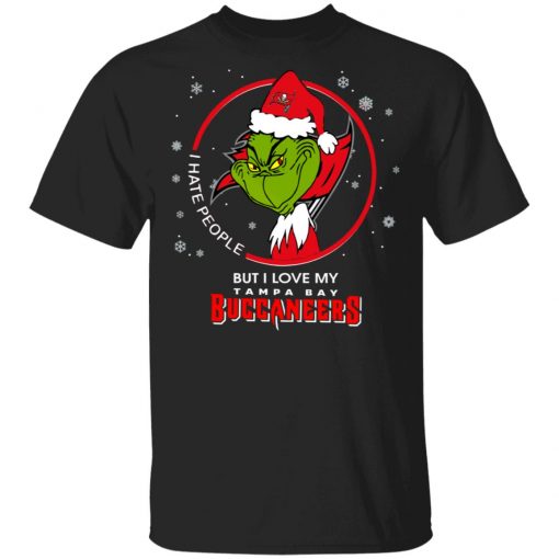 I Hate People But I Love My Tampa Bay Buccaneers Grinch Shirt