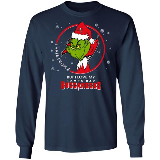 I Hate People But I Love My Tampa Bay Buccaneers Grinch Shirt