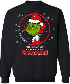 I Hate People But I Love My Tampa Bay Buccaneers Grinch Shirt