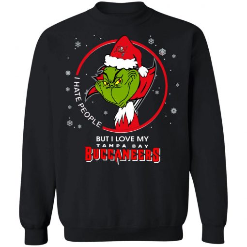 I Hate People But I Love My Tampa Bay Buccaneers Grinch Shirt