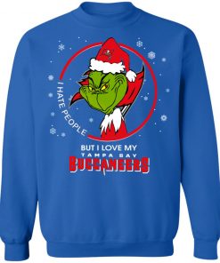 I Hate People But I Love My Tampa Bay Buccaneers Grinch Shirt