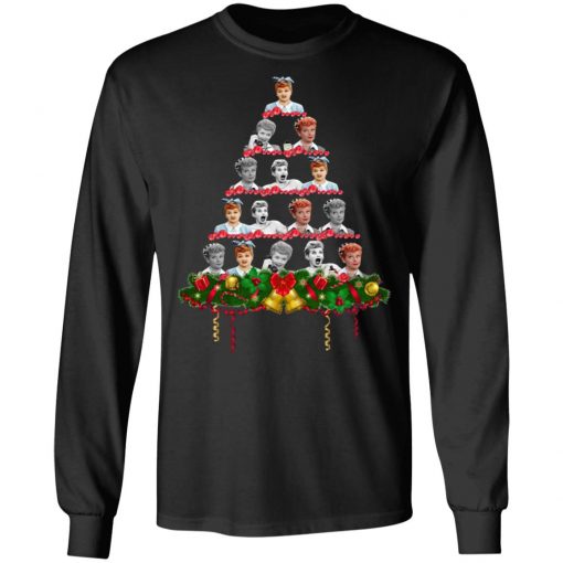 Lucille Ball Christmas tree sweatshirt