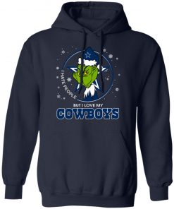 I Hate People But I Love My Dallas Cowboys Grinch Shirt