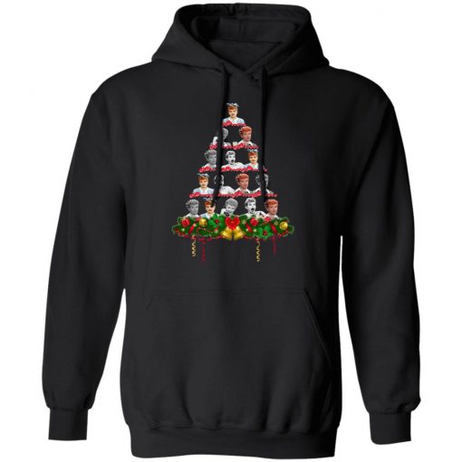 Lucille Ball Christmas tree sweatshirt