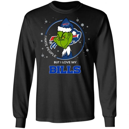 I Hate People But I Love My Buffalo Bills Grinch Shirt