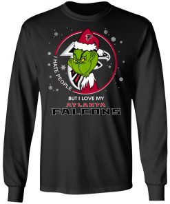 I Hate People But I Love My Atlanta Falcons Grinch Shirt