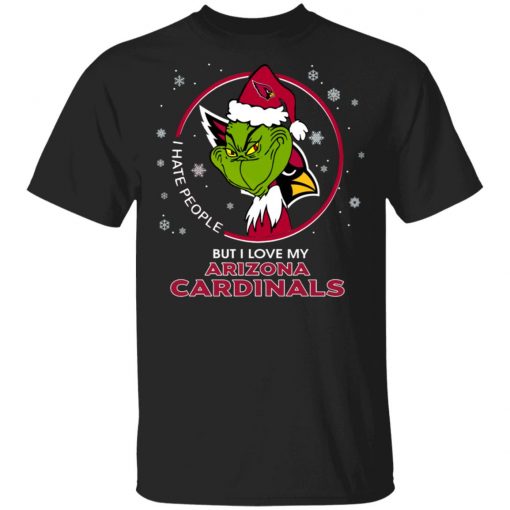 I Hate People But I Love My Arizona Cardinals Grinch Shirt