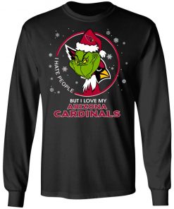 I Hate People But I Love My Arizona Cardinals Grinch Shirt