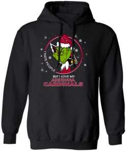 I Hate People But I Love My Arizona Cardinals Grinch Shirt