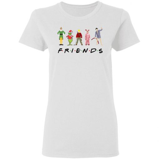 Christmas Characters Elf Grinch Kevin Friends shirt