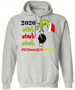 Grinch 2020 Stink Stank Stunk Christmas School Bus Driver T-Shirt