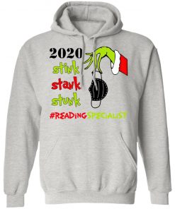 Grinch 2020 Stink Stank Stunk Christmas Reading Specialist T-Shirt