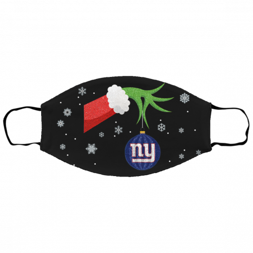 The Grinch Christmas Ornament New York Giants Face Mask