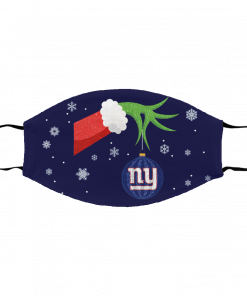 The Grinch Christmas Ornament New York Giants Face Mask