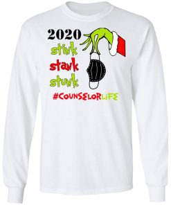 Grinch 2020 Stink Stank Stunk Christmas Counselor Life T-Shirt