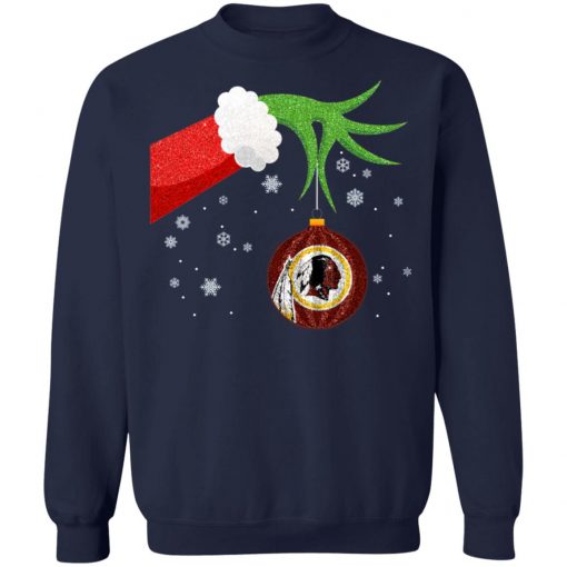 Christmas Ornament Washington Redskins The Grinch Shirt