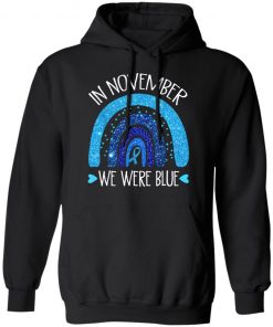 In November We Wear Blue Rainbow Diabetes Awareness Gifts T-Shirt