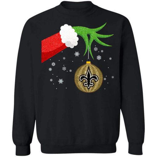 Christmas Ornament New Orleans Saints The Grinch Shirt