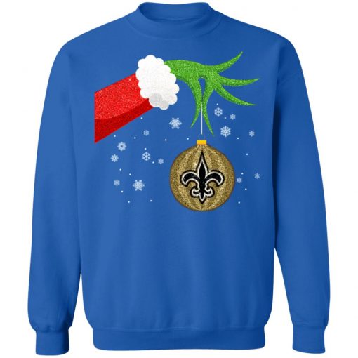 Christmas Ornament New Orleans Saints The Grinch Shirt