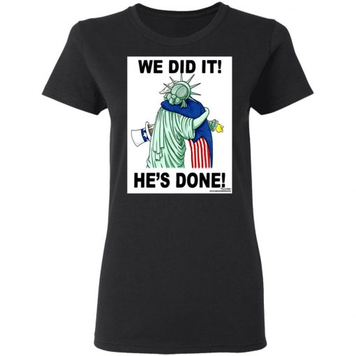 Biden Hug Liberty We Did It He’s Done Shirt